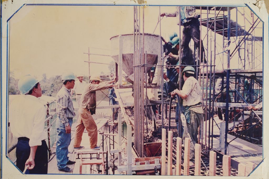 ການກໍ່ສ້າງອ່າງເກັບນ້ຳປະປາທີ່ສາລະຄຳ