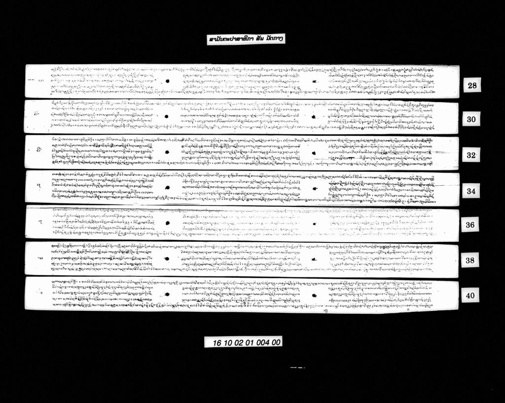 ສະມັນຕະປາສາທິກາ (ສັພ) ມັດກາງ