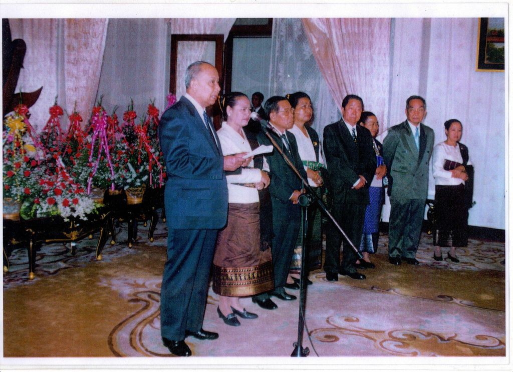 ການ​ນຳ​ອວຍ​ພອນ​ເນື່ອງ​ໃນ​ບຸນ​ປີ​ໃຫມ່​ລາວ