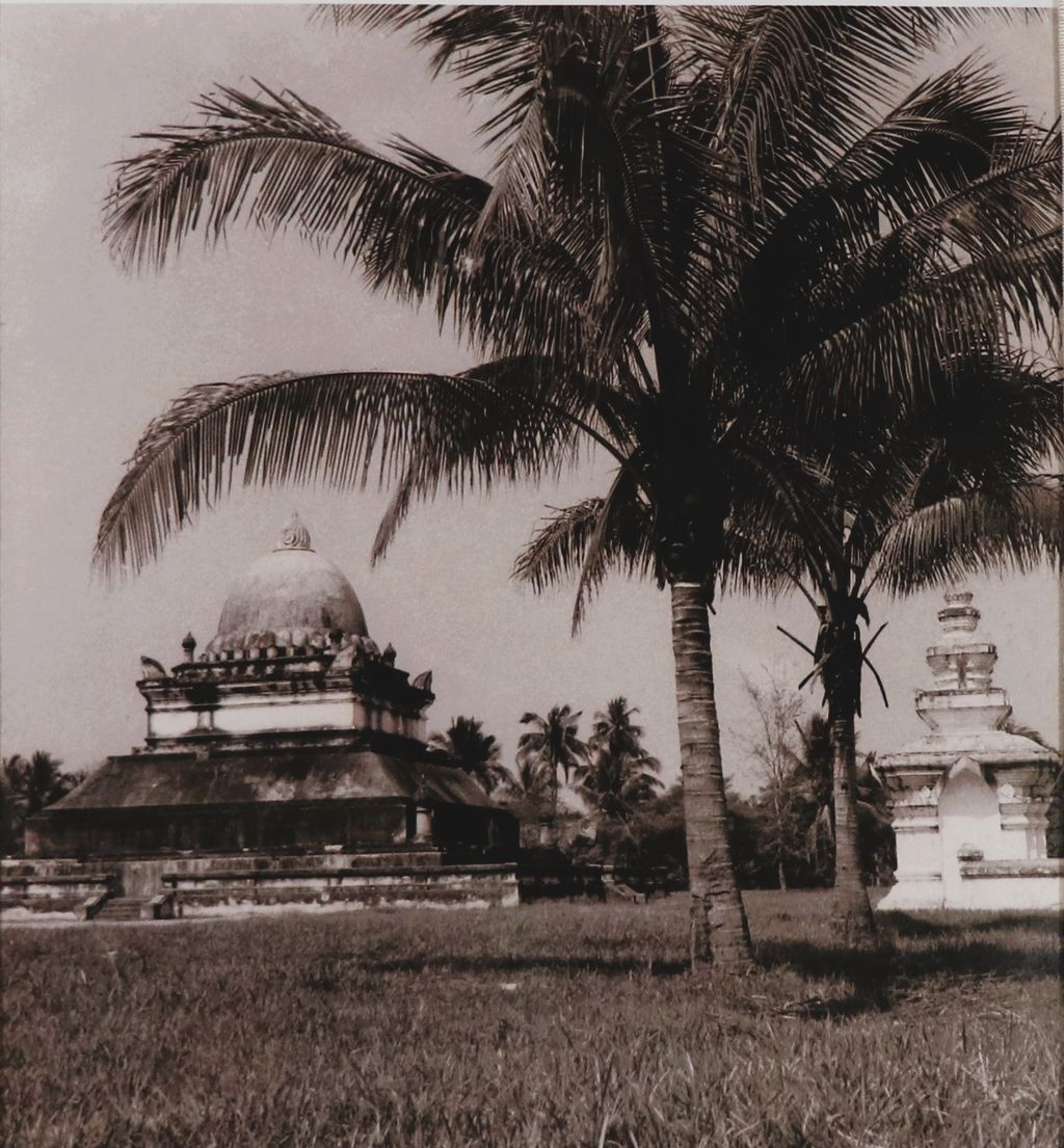 ຮູບພາບຂາວດໍາ ພະທາດຫມາກໂມ ວັດວີຊຸນ ປີ 1953