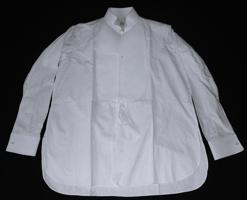 ເສື້ອເຊີດ ຜ້າສີຂາວແຂນຍາວ