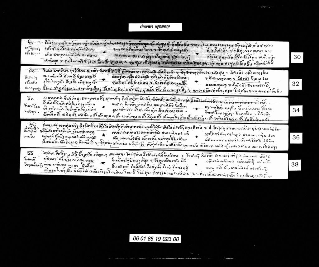 ຕໍາລາຢາ ( ຜູກສອງ )