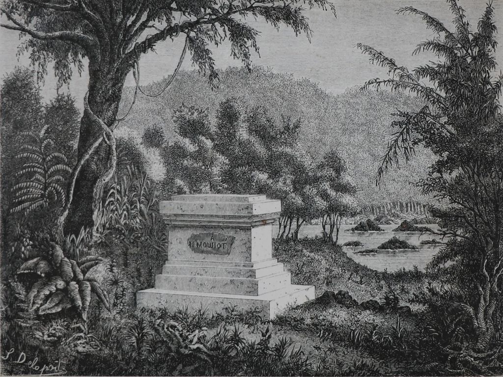 ຮູບພາບຂາວດໍາ  ຂຸມຝັງສົບຂອງມູຣົດ ປີ 1872