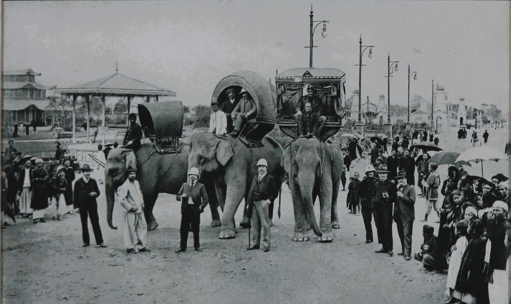 ຮູບພາບຂາວດໍາ ບັນດາຊ້າງລາວ 1903