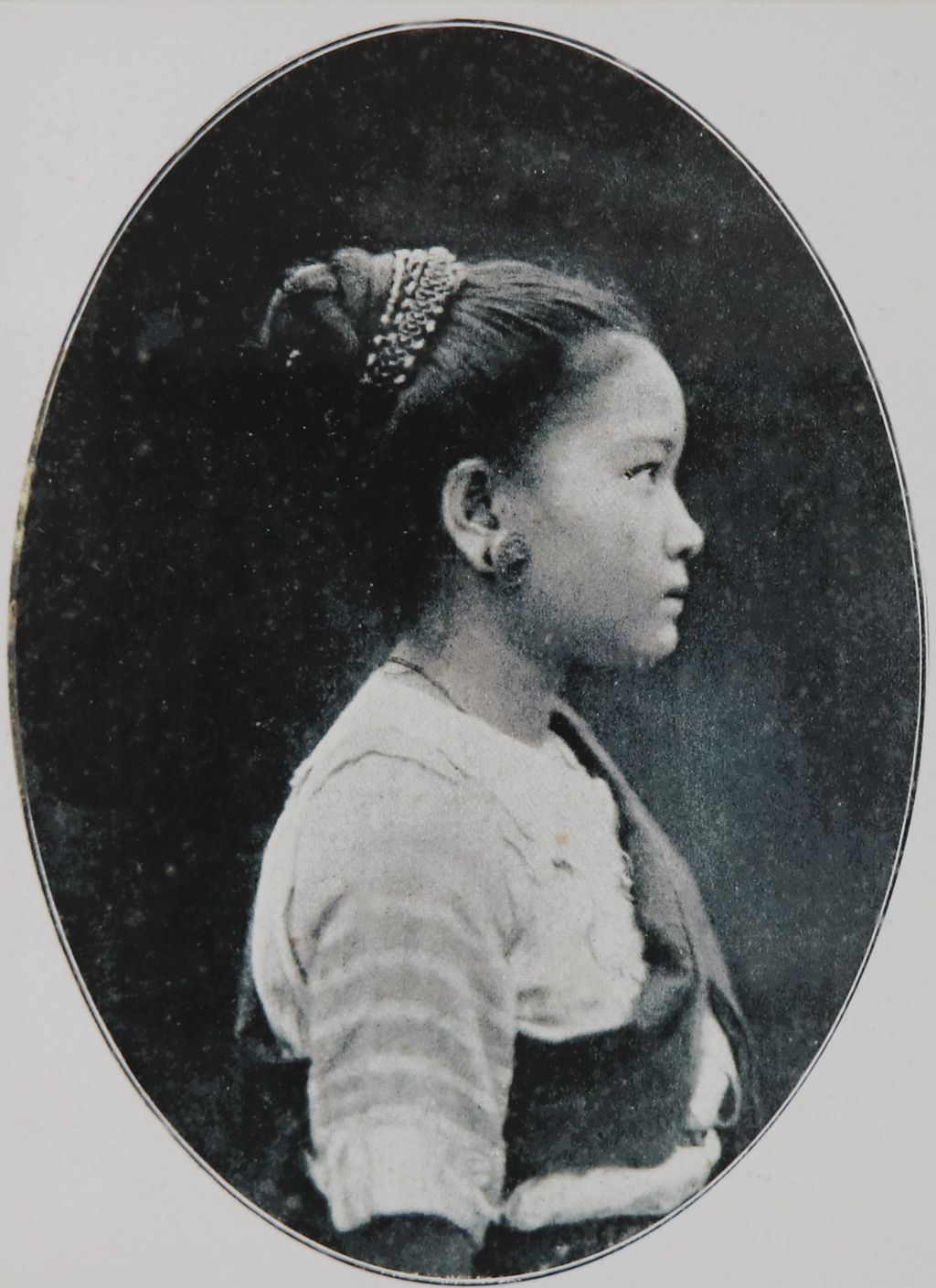 ຮູບພາບຂາວດໍາ  ການແຕ່ງກາຍຂອງແມ່ຍິງລາວ ປີ 1924