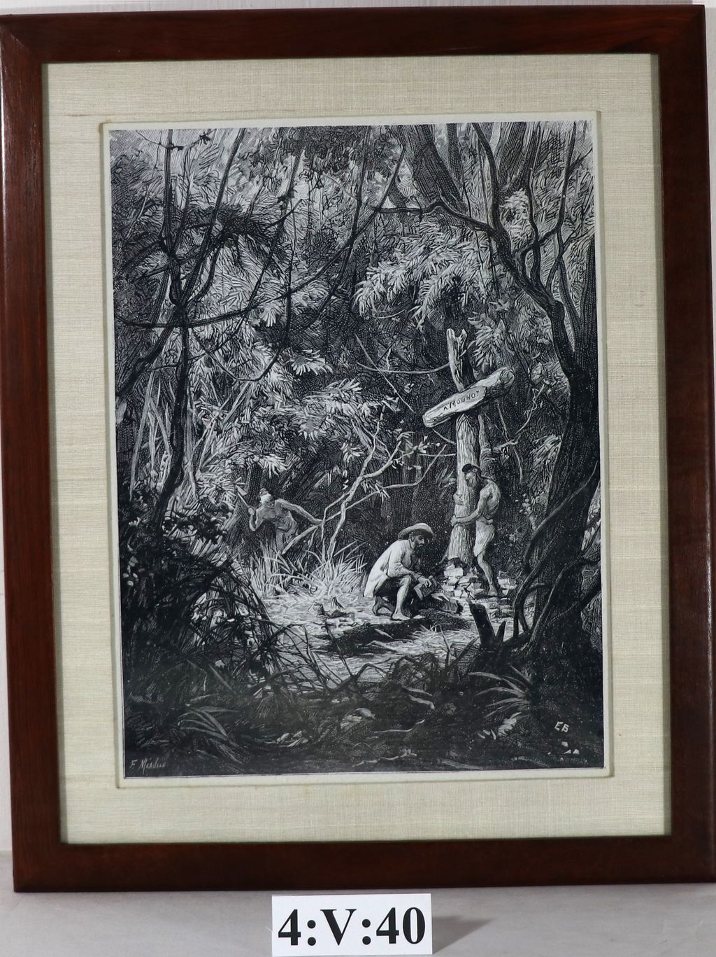 ຮູບພາບຂາວດໍາບ່ອນຝັງສົບຂອງທ່ານມູຣົດ ປີ 1885