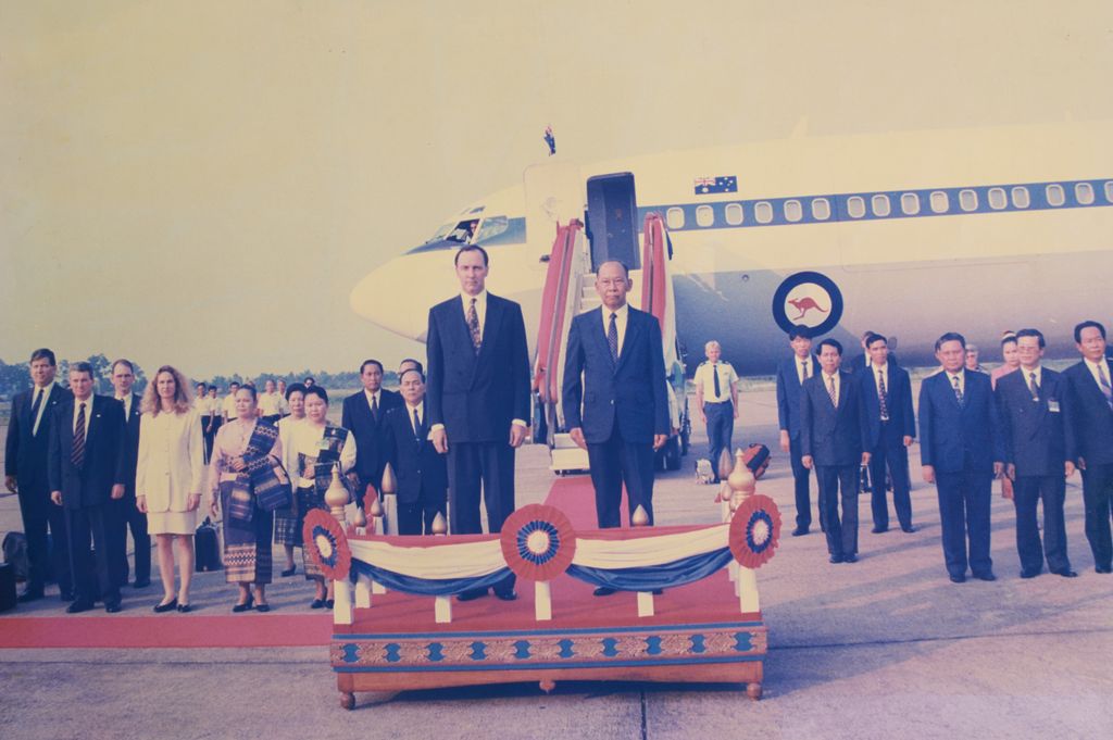 ນາ​ຍົກ​ອົດ​ສະ​ຕາ​ລີ ຢ້ຽມ​ຢາມ ສ​ປ​ປ​ ລາວ