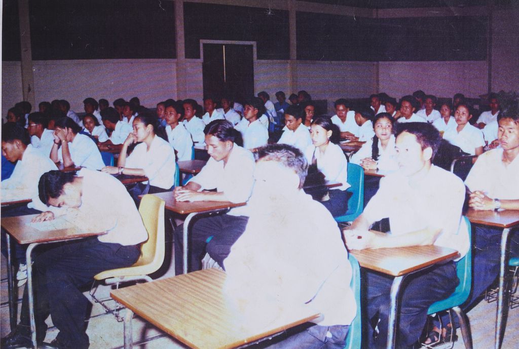 ນັກສຶກສາໃນຫ້ອງຮຽນ