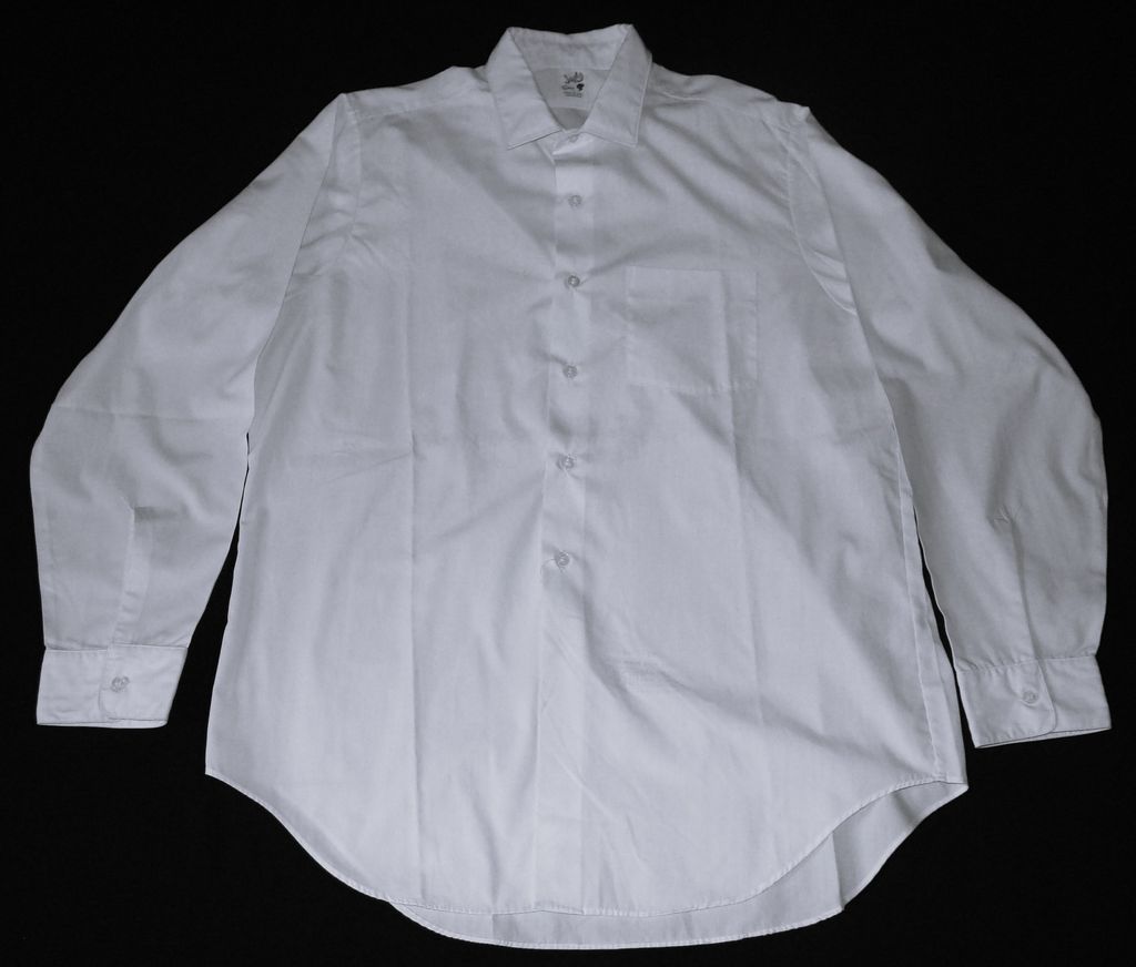 ເສື້ອເຊີດ ຜ້າສີຂາວແຂນຍາວ