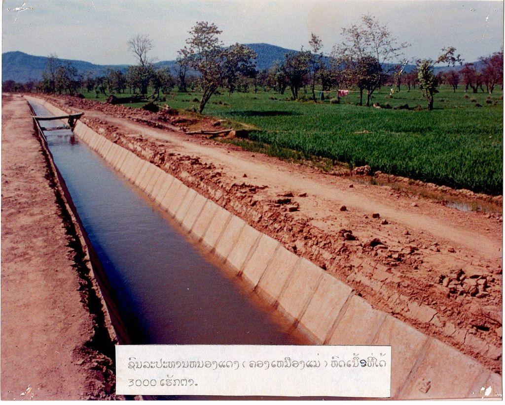 ຊົນລະປະທານໜອງແດ້ງ(ຄອງເມືອງແມ່)ທົດເນື້ອທີໄດ້ 3000 ເຮັກຕາ