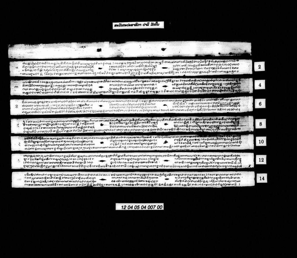 ສະມັນຕະປາສາທິກາ (ປາລີ) ມັດຕົ້ນ