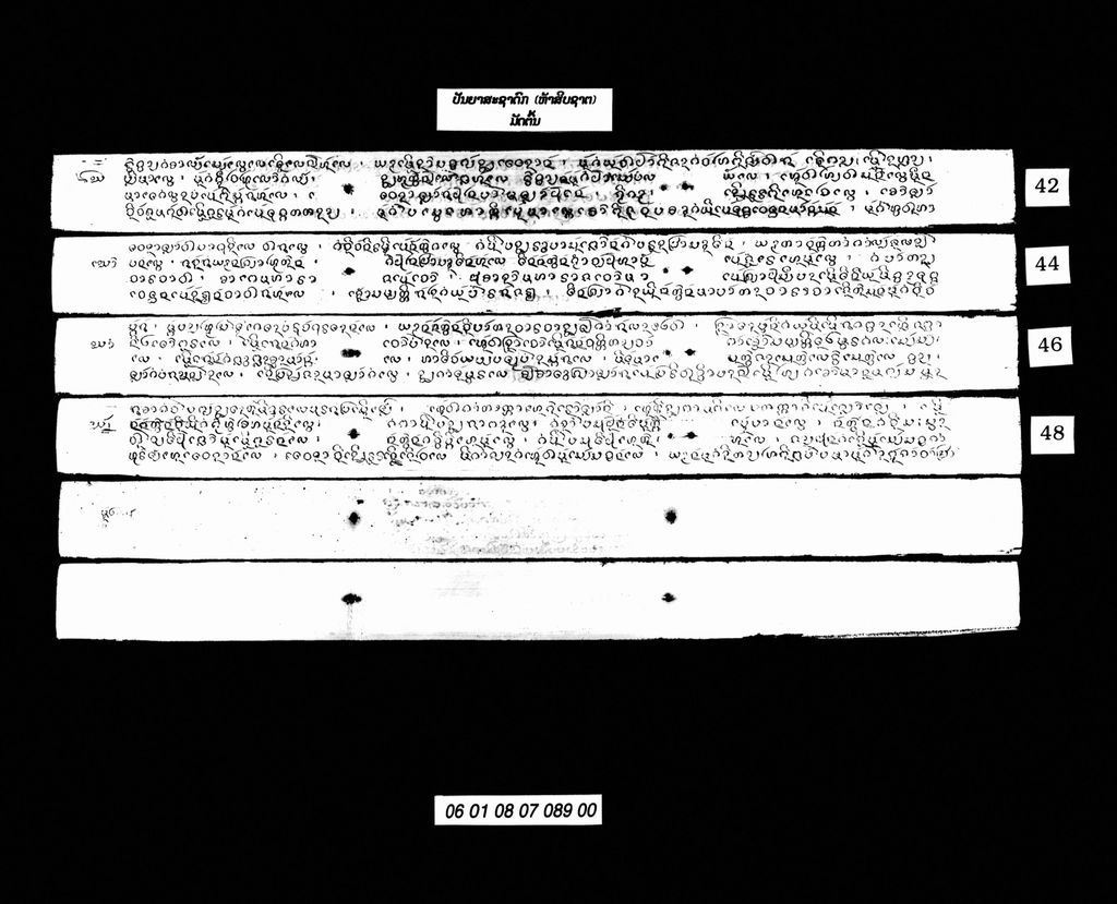 ປັນຍາສະຊາດົກ (ຫ້າສິບຊາຕ) ມັດຕົ້ນ