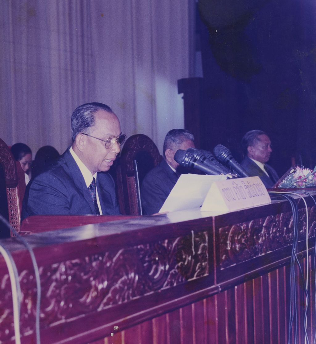 ທ່ານ ຄຳ​ໄຕ ສີ​ພັນ​ດອນ ກ່າວ​ຄຳ​ປາ​ໄສ