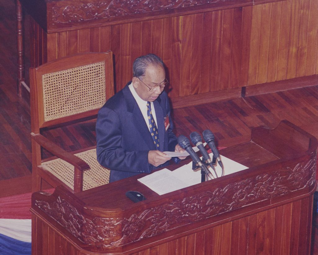 ທ່ານ ຄຳ​ໄຕ ສີ​ພັນ​ດອນ​ ກ່າວ​ຄຳ​ປາ​ໄສ