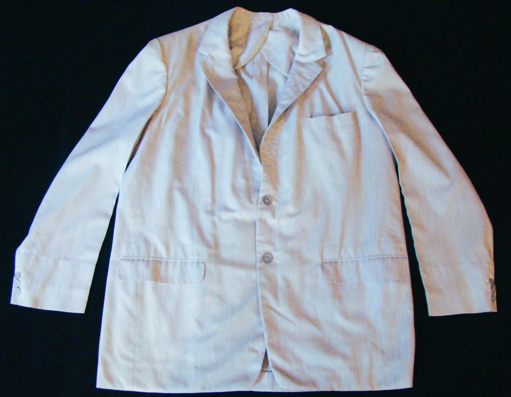 ເສື້ອແວັດ ຜ້າແຊກສີຂາວຫມົ່ນ