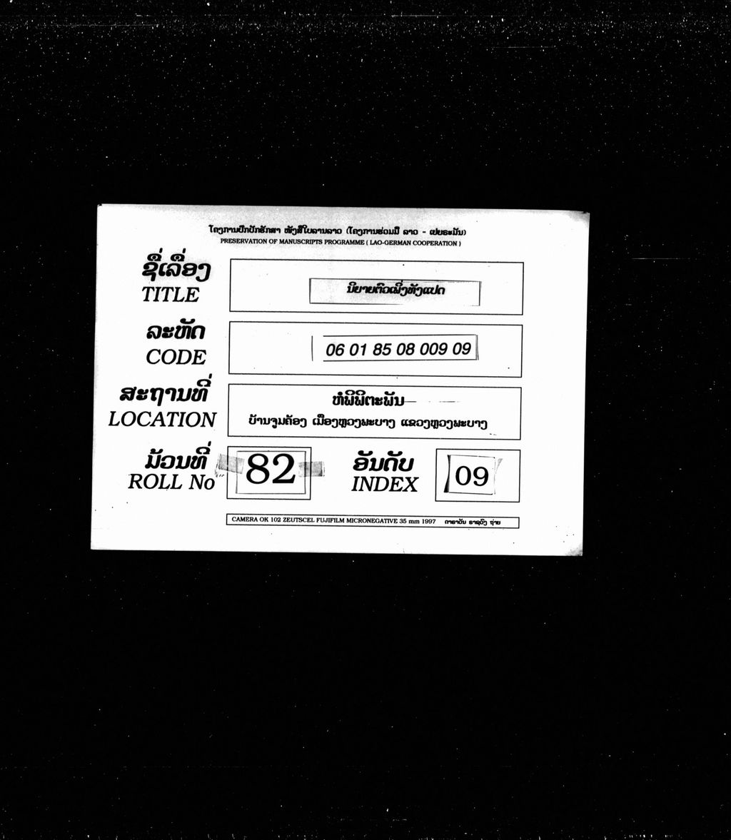 ນິຍາຍຕົວເຜຶ້ງທັງແປດ