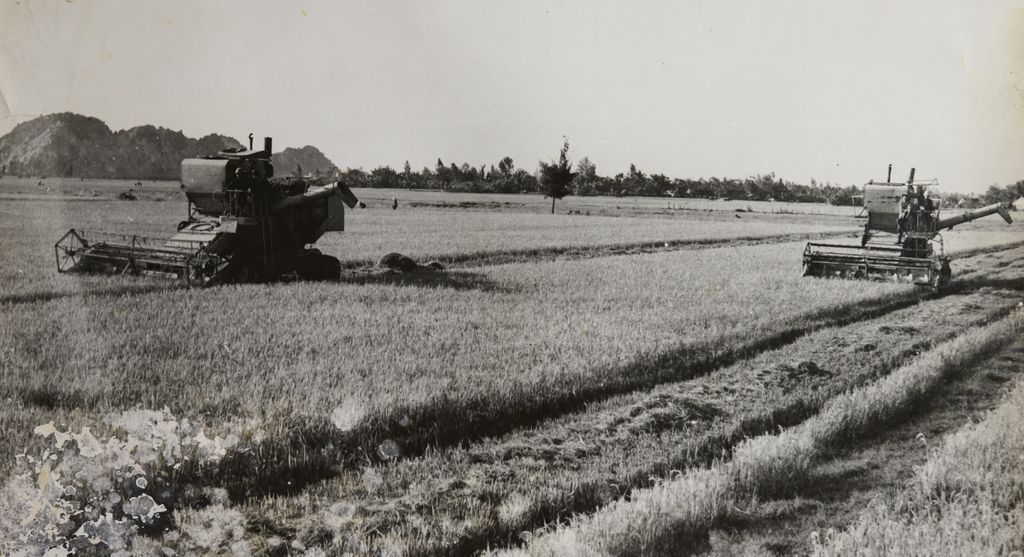 ກົນ​ຈັກ​ທັນ​ສະ​ໄໝ​ກ່ຽວ​ເຂົ້າ