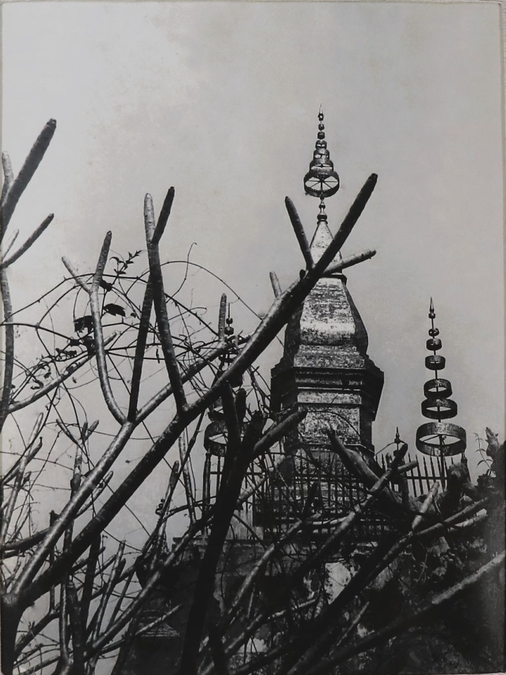 ຮູບພາບຂາວດໍາ ພະທາດຈອມສີ ປີ1949