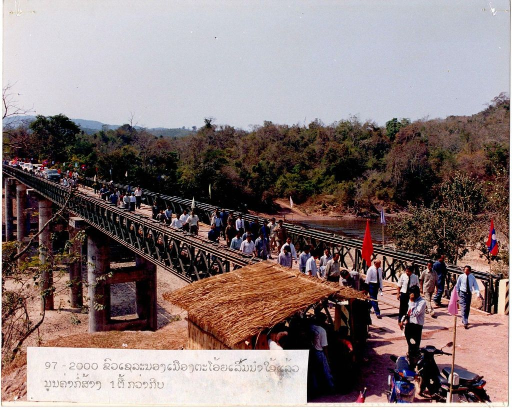 97-2000 ຂົວເຊລະນ່ອງເມືອງຕະໂອ້ຍເລີ່ມນຳໃຊ້ແລ້ວມູນຄ່າກໍ່ສ້າງ 1ຕື້ກ່ວາກີບ